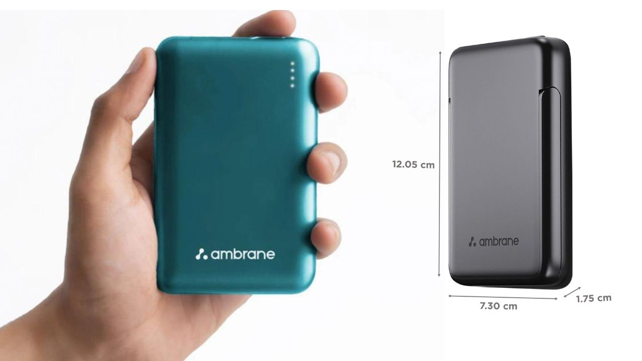 10000mAh Power Bank के कीमतों में हुई भारी कटौती, अमेज़न पर खरीदें सबसे कम दाम में 1 Ambrane 10000mAh Power Bank