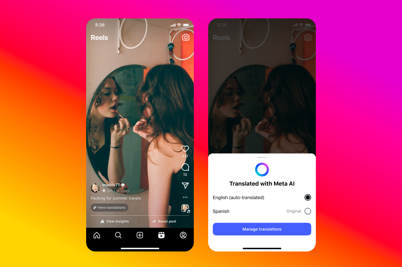 Meta Brings AI Translations with Lip-Syncing to Instagram and Facebook 1 Meta Brings AI Translations with Lip-Syncing