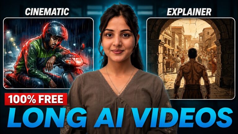 Generate Long Videos in Minutes Using This AI Tool (Free & Unlimited)