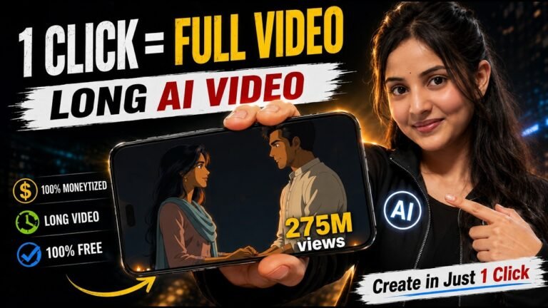 How to Create a Full 50-Second AI Music Video in One Click for Free